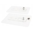 HOME USE ράφι τοίχου αλουμινίου 30x5x13cm μαύρο HUH-0162